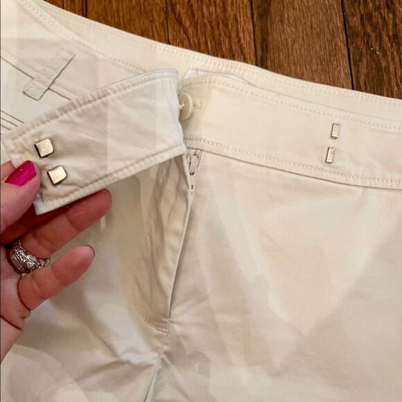 *LOFT* Sz 6 Tab-Front Trouser Shorts EUC - Picture 4 of 9